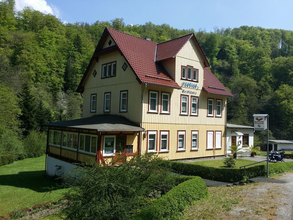 Pension Waldfrieden Thale Exteriör bild